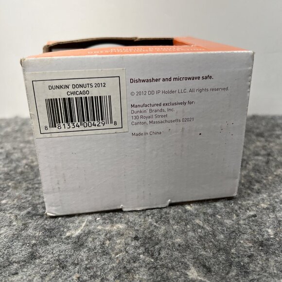 Dunkin' Donuts Destination Chicago 14 Oz. Coffee Mug 2013 New Damaged box - Picture 7 of 10